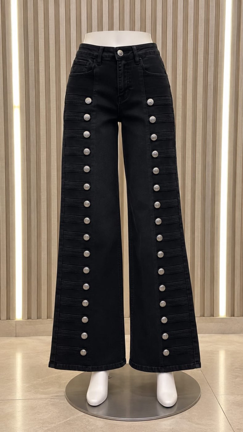 PANTALON MEZCLILLA ESTILO NAPOLEON
