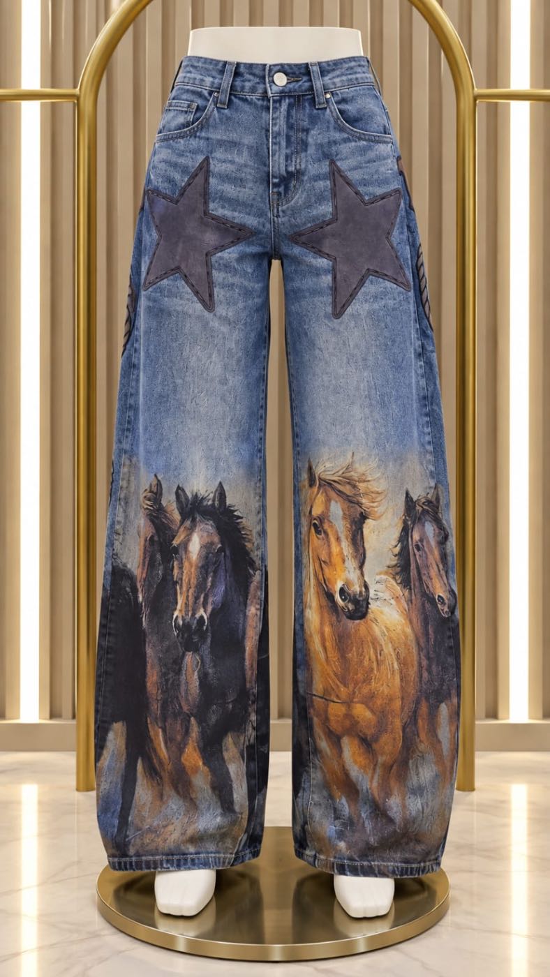 PANTALON MEZCLILLA CABALLOS