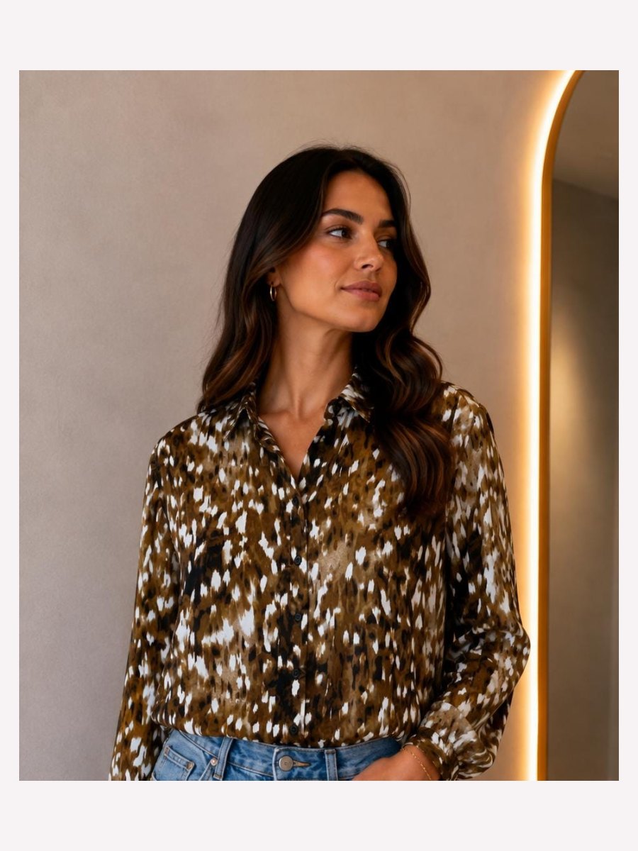 BLUSA SATIN BAMBI PRINT