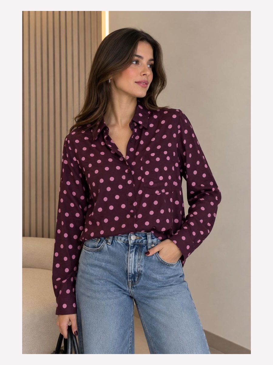 BLUSA POLKA DOTS