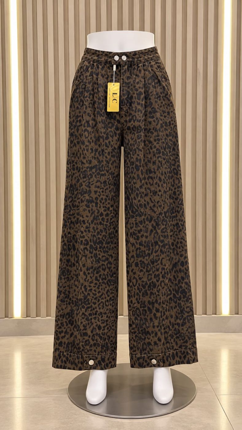 PANTALON MEZCLILLA ANIMAL PRINT