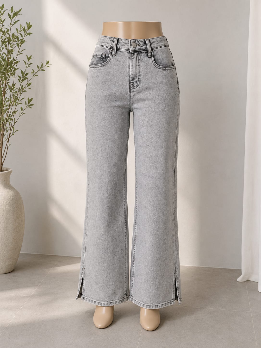 PANTALON MEZCLILLA GRIS
