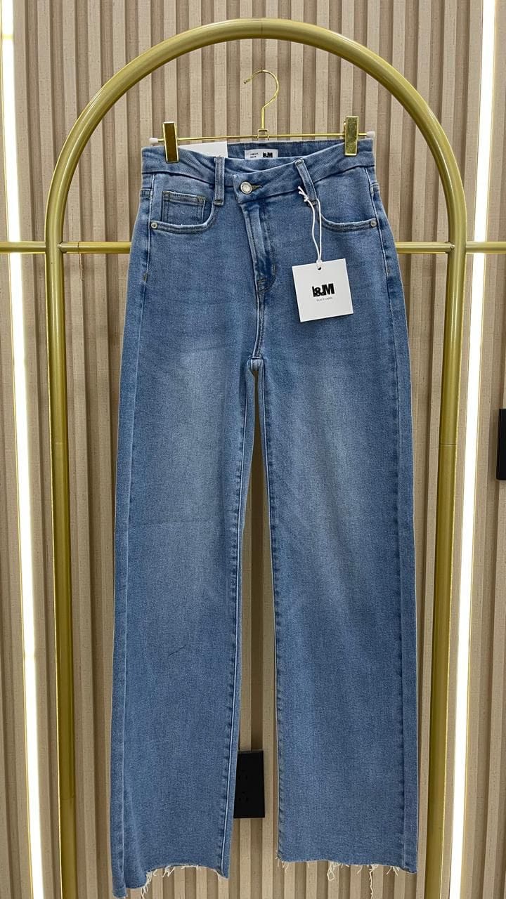 PANTALON MEZCLILLA BOTON CRUZADO