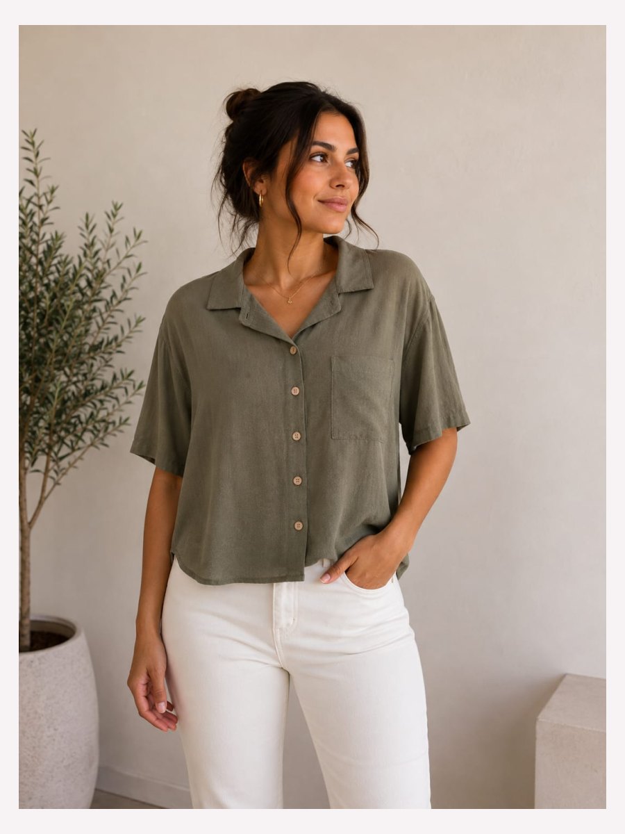 BLUSA LISA VERDE